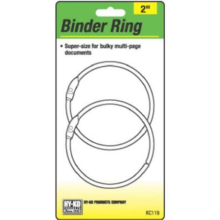Hy-Ko Hy-Ko Products KC119 2 in. Binder Ring; 2 Pack; Pack Of 5 867812